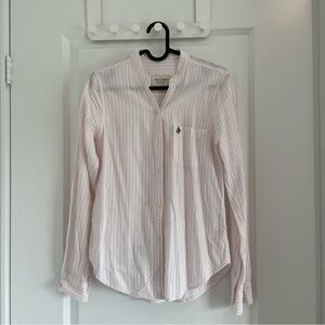 Abercrombie & Fitch pink stripe shirt